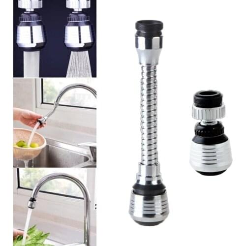 2 Styles Faucet Water Saver Water Filter Can Rotate 360 Faucet Filter Kitchen Bathroom Splash-Proof Faucet Household Items