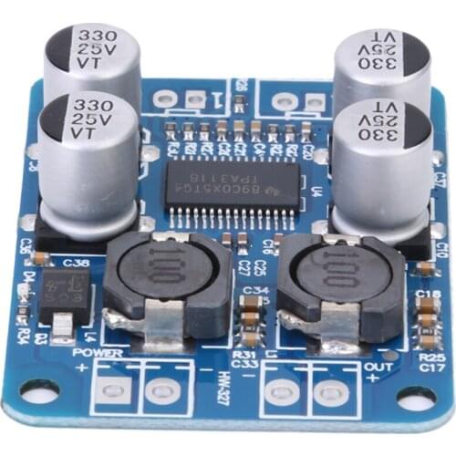 TPA3118 PBTL Mono DC 8-24V 60W Mono Digital Audio Power Amplifier Board AMP Module Chip Replacement Universal