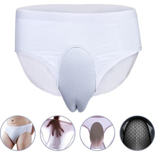 Sheer Camel Toe Knickers Panties Mens Ladies Fake Vagina Underwear Briefs For Transgender Crossdresser Drag Queen