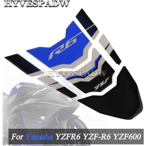 Motorcycle Tank Pad Protector Decal Stickers for Yamaha YZFR6 YZF-R6 YZF600 Tank Pad Decorative Protector