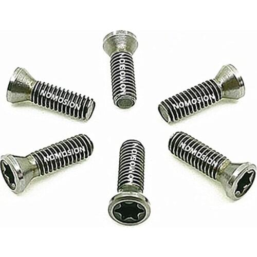 10pcs M5 Alloy steel Torx CNC cutter screw T&TX arbor blade U drill accessories plum blossom knife handle bolt 8mm-20mm long