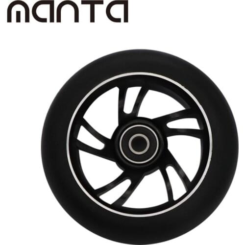 110mm Pro Scooter Wheels Replacement with Bearings Aluminum Wear-Resistant PU Scooter Parts Kick Scooters Accessories 2pcs/Set