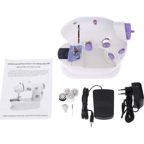 2020 Mini Household Handheld sewing machines Stitch Sew needlework Cordless Clothes Fabrics Electrec Sewing Machine Stitch Set