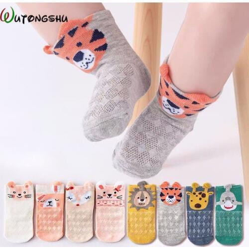 5 pair Baby Socks Baby Boys Girls Cartoon Decorative Socks Cotton Kids Socks Soft Newborn Baby Socks Clothes Accessories