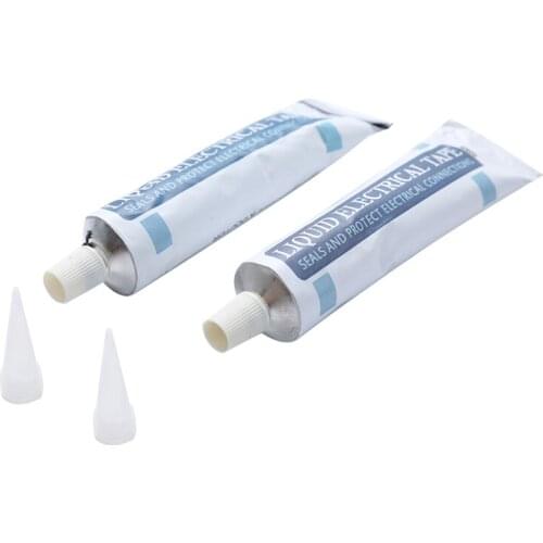 50ml Liquid Insulation Electrical Tape 2 Colors Lamp Board Electronic Sealant Fast Dry Insulating Waterproof Liquid Tape