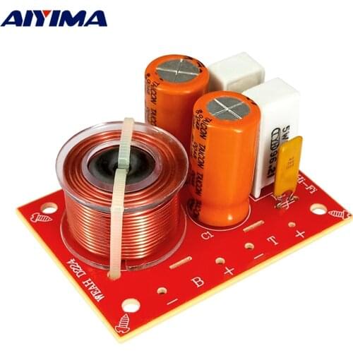 AIYIMA 80W Audio Speaker 2 Way Speaker Crossover Treble Bass Crossover Filter Frequency Divider Sound Quality Improvement