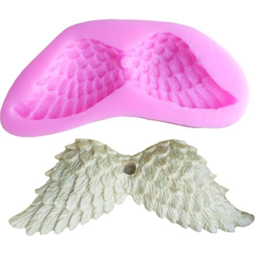 Angel Wings Modeling Silicone Mold DIY Cake Fondant Mold Chocolate Mold Aromatherapy Gypsum Mold