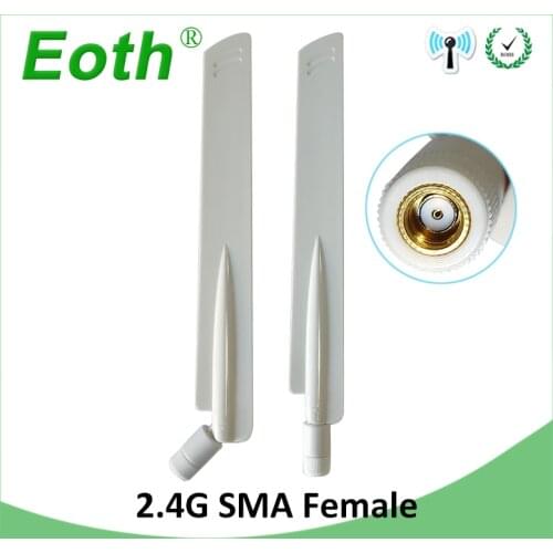 20pcs 2.4g wifi antenna antena cellular booster car para modem sma hf telephone longo alcance signal router lte gsm wi-fi carro