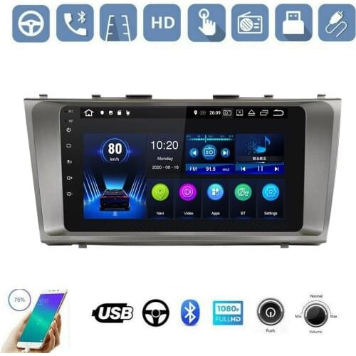 Car Radio Multimedia Player For Toyota Camry 40 2006-2011 Autoradio 2Din Android 10.0 GPS Navigation Tape Recorder Stereo