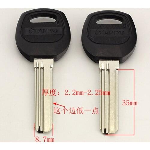 B068 House Home Door Empty Key blanks Locksmith Supplies Blank Keys 25 pieces/lot