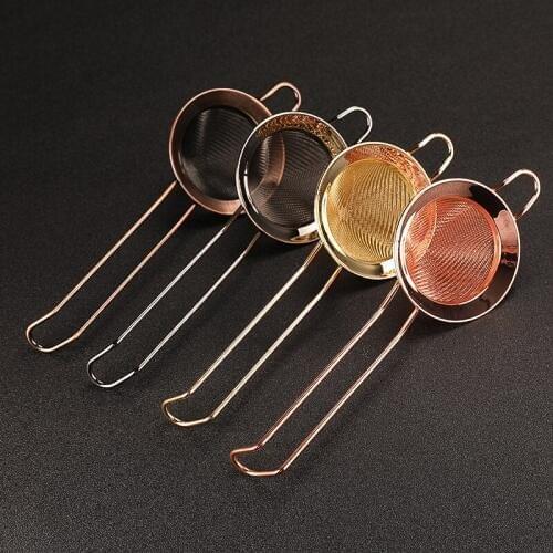 Bar Cocktail Strainer 304 Stainless Steel Cocktail Sieve For Removing Bits From Juice Fine Mesh Strainer