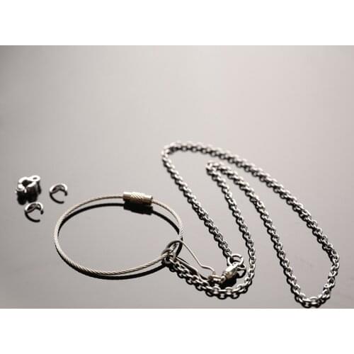 Bird Parrot Foot Chain Stainless Steel Ankle Foot Ring Stand Chain Bird Training