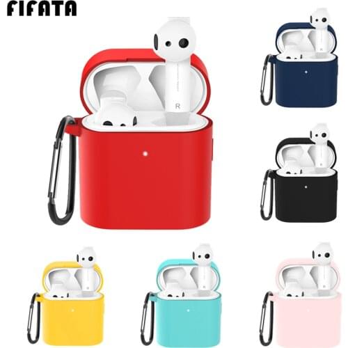 FIFATA Earphone Case TPU Soft Silicone Cover For Xiaomi Mi Airdots Pro 2 / 2S Protector Frame For Mi Air 2S/2 Protective Shell
