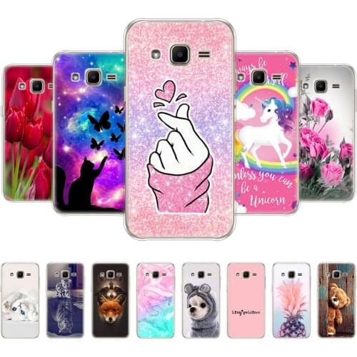For Samsung Galaxy J2 SM-J200F J200H Case 4.7 inch Silicon Soft TPU Back Phone Cover for samsung J2 2015 Protective Coque Bumper