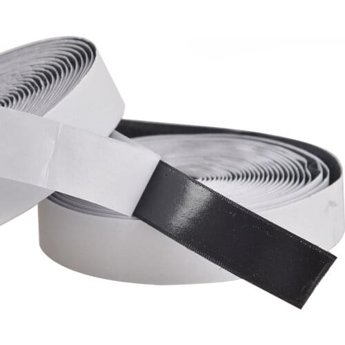 Black White Durable Hook and Loop Fastener Tape Magic Nylon Sticker Adhesive Strap Loop Disks Cable Tie Gadget 16/20/25/30mm 1M