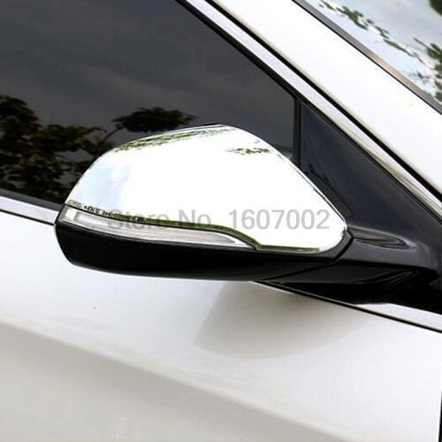 For 2015 2016 Hyundai Sonata Car Exterior Side Rearview Mirror Cover Protectors Molding Trim Auto Accessories