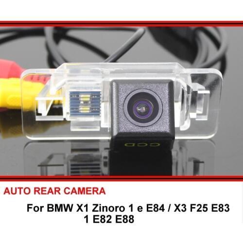 For BMW X1 Zinoro 1 e E84 X3 F25 E83 1 E82 E88 HD CCD Car Rearview Parking Reverse Backup Rear View Camera Night Vision SONY