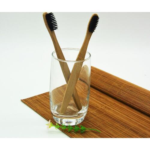DR.PERFECT natural bamboo toothbrush toothbrush low carbon bamboo bamboo charcoal fiber wood handle toothbrush 3 pcs / box