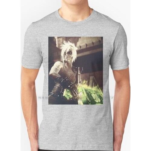 Riven - The Exile - Hq T Shirt 100% Pure Cotton Kda Akali Legends Game Gaming Nexus Pentakill Jungler Vayne Fantasy Fiction