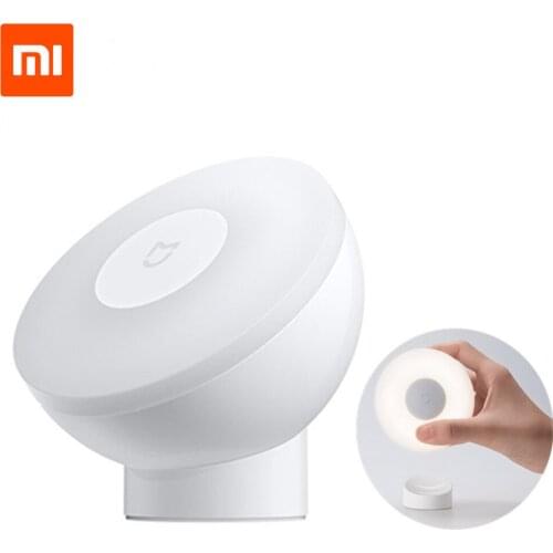 Xiaomi Mijia Magnetic Night Light Infrared Human Body Sensor 360 ° Rotating 2 Modes brightness 2800K Light with Magnetic base