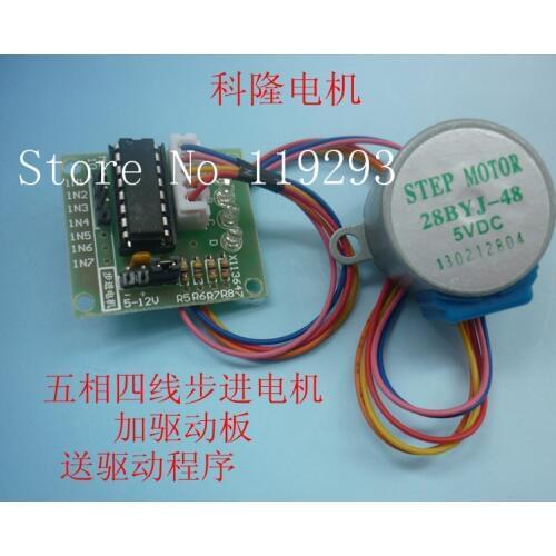 [JOY] 1/64 reduction ratio + 5V Stepper motor Stepper motor driver board five-line four-phase Stepper motor driver module-10p