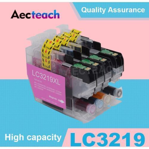 Aecteach LC-3219 Ink Cartridge LC 3219 XL Compatible For Brother MFC-J5930DW MFC-J6530DW MFC-J6930DW MFC-J6935DW Printer