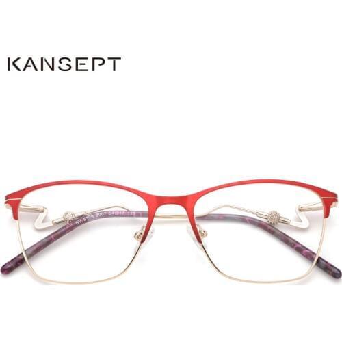 Metal Women Eyeglasses Frame Optical Women Red Specail Leg Glasses Frame Really Very Beautiful Eyeglasses 2019 New Designer