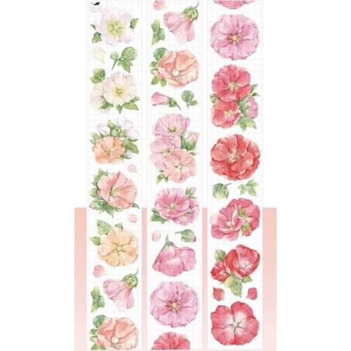 Lots of Petal Washi Tape for Card Making Bullet Journal DIY Scrapbooking Decorative Sticker