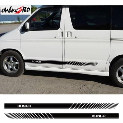Car Door Stickers Racing Stripes Sports Decor Decals Motorhome Camper Van Graphics For Mazda Bongo Friendee Auto Accessories