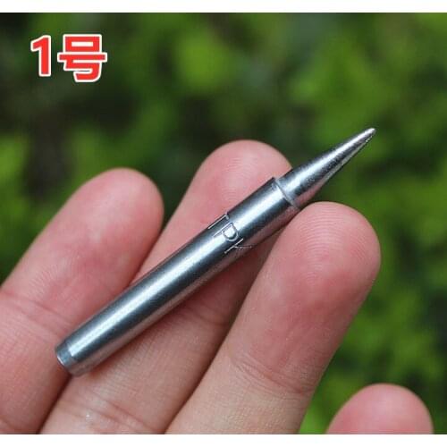 TPK Soldering Iron Head High Temperature Soldering Iron Head Tip Cutter Head Flat Head Welding Table Stainless Steel