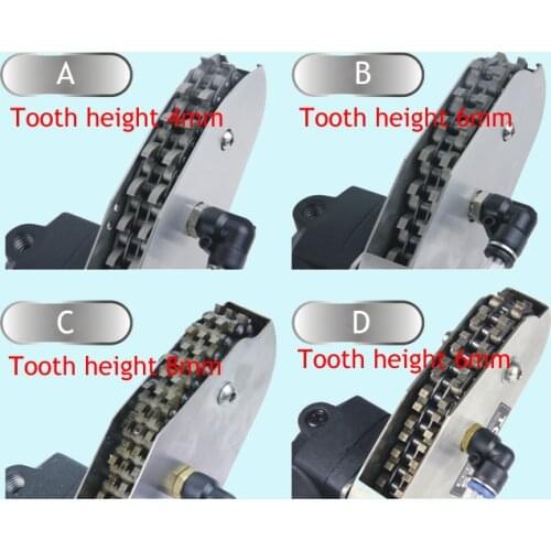 Carton pneumatic stripping chain,paper cutting spare part saw, corrugated cardboard,air waste trimming machine gun