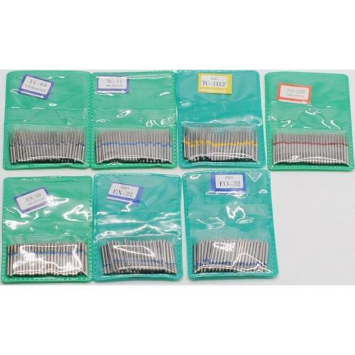 Dental Lab Burs Dental Diamond Burs Drill Dentistry Diamond FG High Speed Burs for Polishing Smoothing Dental Tools 1Pack