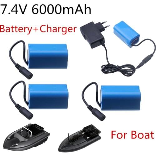 T168 2011-5 T188 T888 V007 And So On RC Fishing Bait Boat Smart RC Bait Boat Parts 12000Mah 5200Mah Battery Charger 3To1 Line