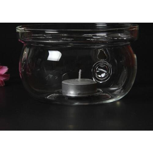 48set/pack Hand-made Heat-resistant glass Base Teapot Warm Holder Heating Base Tea Warmer Teapot Accessories Holder