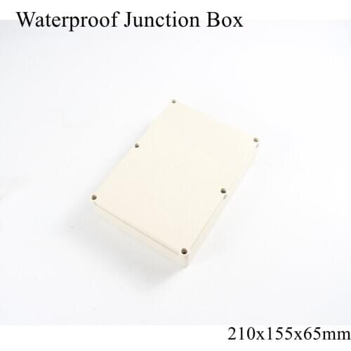 210x155x65mm Waterproof Plastic Enclosure Box Outdoor Cable Connection Junction Electrical Project Case ABS IP65 210*155*65mm