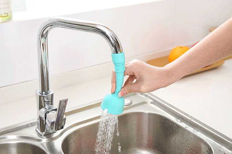 Kitchen Bathroom Silicone Kitchen Faucet Water-saving Filter Water Filter Rotary Valve Fitting Sprinkler Faucet Shower