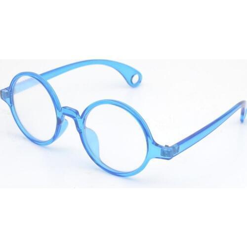 High Quality Round Blue Frame Fireworks Glasses