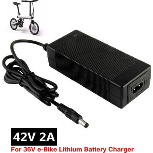 36V 2A battery charger Output 42V 2A Charger Input 100-240 VAC Lithium Li-ion Li-poly Charger For 10Series 36V Electric Bike