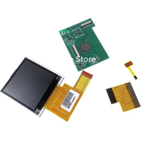1set for GBC modified highlight LCD touch screen, for Nintendo Gameboy color 5-segment adjustable brightness LCD display
