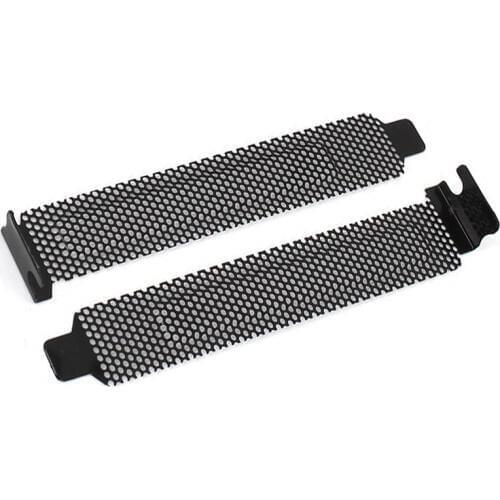 10 Pcs Hard Steel Dust Filter Blanking Plate PCI Slot Cover w Screws