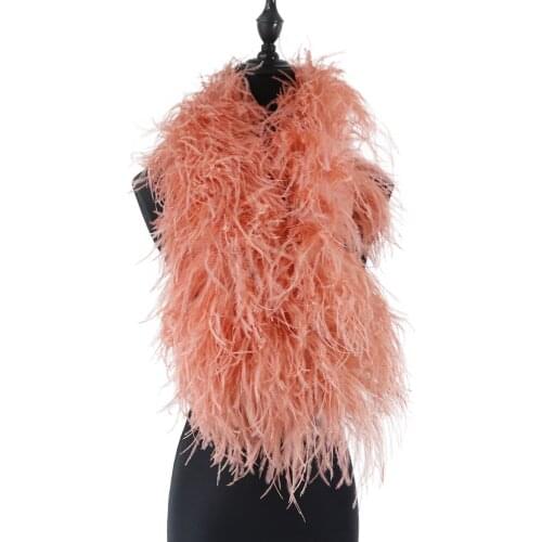 1 Meter Black Feather Boa Wedding Clothing Scarf Fluffy Soft Feather Boas 10 Ply Decorative Plumes for Crafts Width 10CM