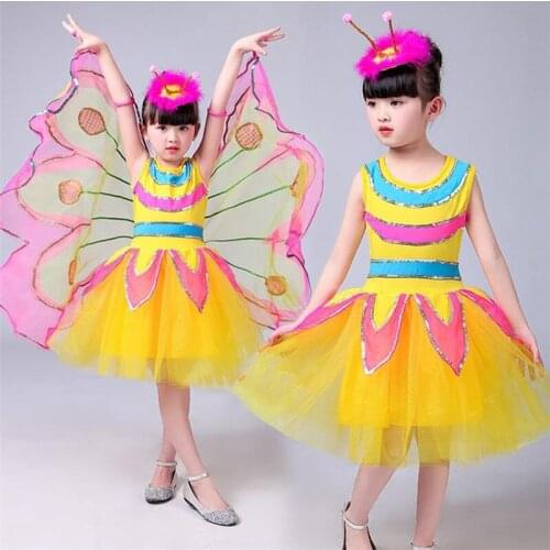 Promotion Kids Children Costume Cosplay Butterfly Wings Magic Prop Girls Butterfly