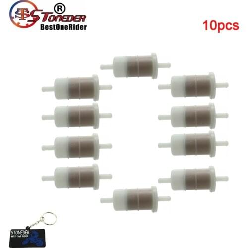 STONEDER 1/4" Fuel Filter For Briggs & Stratton John Deere Mercury Johnson Evinrude Snowmobile Dirt ATV Mower Outboard Mariner