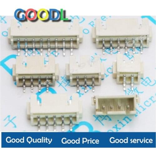 5 pces horizontal patch XH2.54 pitch connector 2P/3P/4P/5P/6P/7P/8P horizontal patch header