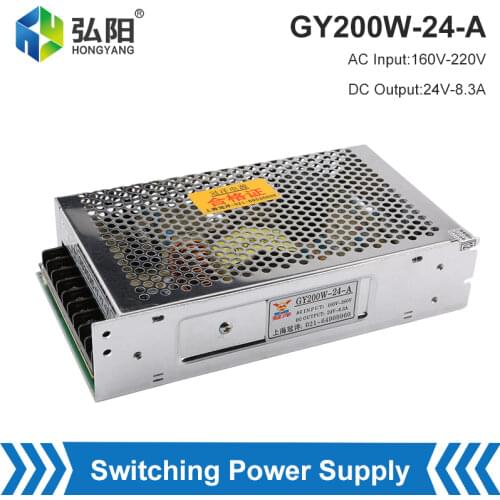 Switching Power Supply GY200W-24-A Drive Power Transformer 24V Ac 160V-220V Dc 24V 8.3A Power Adapter Suitable For LED Light Bar
