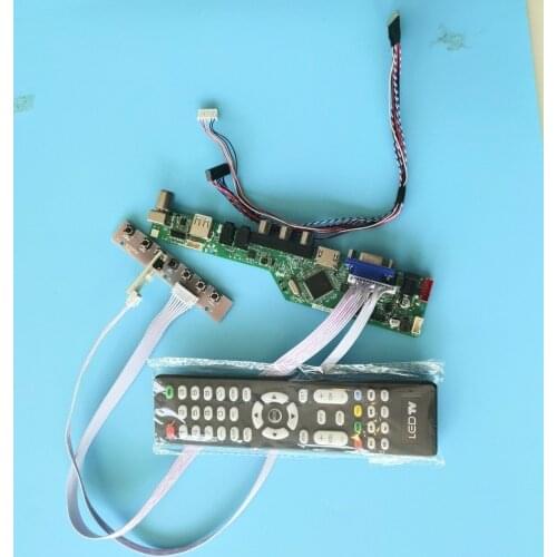 Kit for B101XTN01.1 Display 1366x768 LCD LED VGA USB HDMI 40pin Controller board remote Screen LVDS panel TV AV Audio monitor