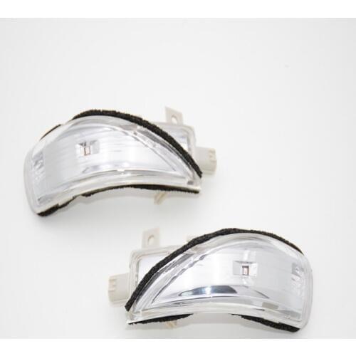 2 Pcs/Pair RH+LH Side Rearview Mirror Light Turn Signal Lamps for MAZDA 3 2.0L 2008-2009