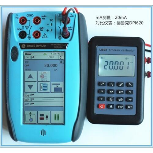 LB02 Resistance Voltage Meter 4-20mA 0-10V/mV Signal Generator Source thermocouple PT100 temperature Process calibrator Tester