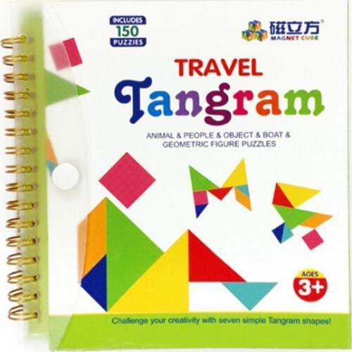 Magnetic cubic magnetic jigsaw puzzle 150 questions intellectual puzzle with answers to intellectual childrens toys