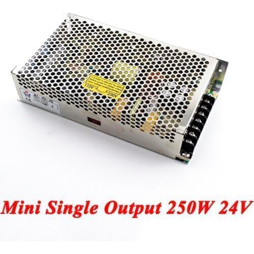 Mini Switching Power Supply,250W 24v 10.4A Single Output Watt Power Supply For Led Strip,AC110V/220V Transformer To DC 24V